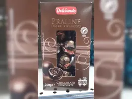 Praline od tamne čokolade punjene kakao kremom 200 g