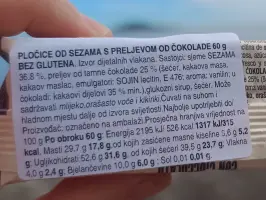 Pločice sa sezamom 60 g