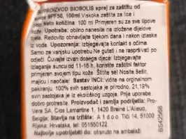 SPF 50 sprej za zaštitu od sunca 100 ml
